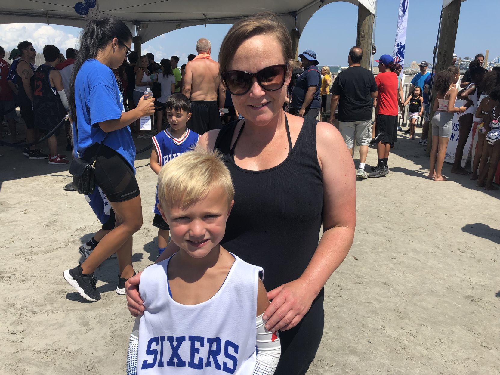SEEN at 76ers Summer Shore Tour in Wildwood